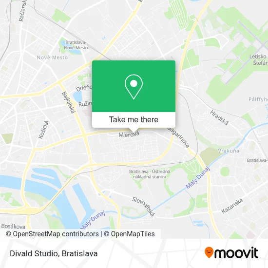 Divald Studio map