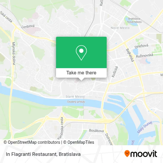 In Flagranti Restaurant map