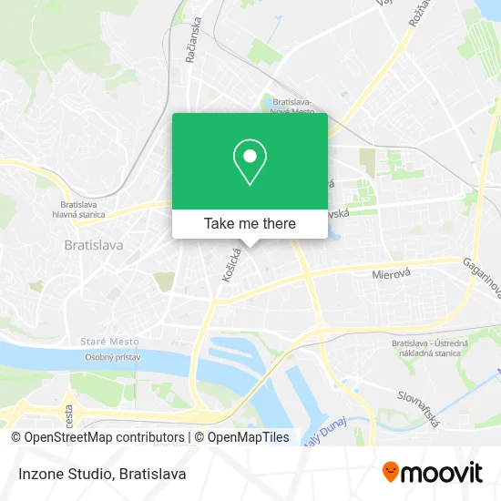 Inzone Studio map