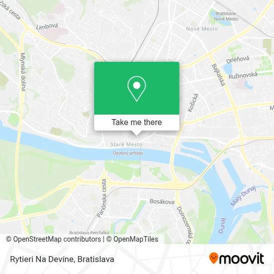 Rytieri Na Devíne map
