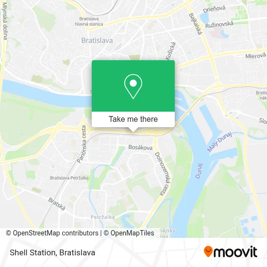 Shell Station map