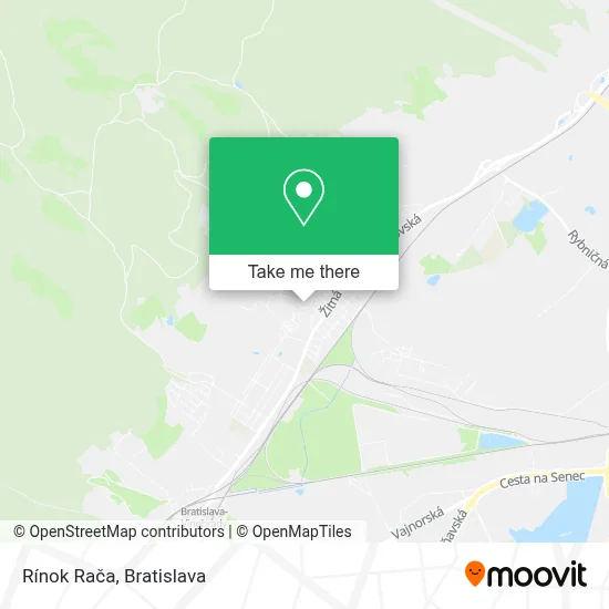 Rínok Rača map