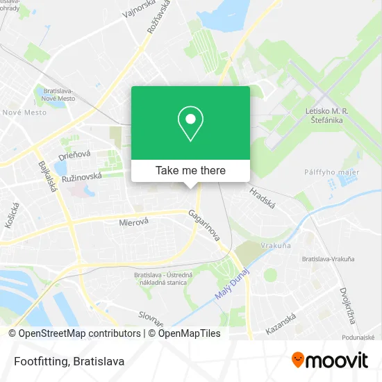 Footfitting map