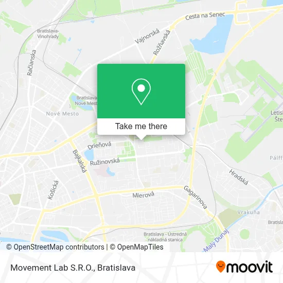 Movement Lab S.R.O. map