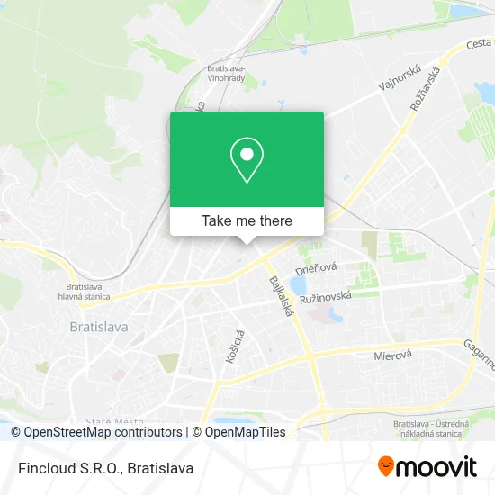 Fincloud S.R.O. map