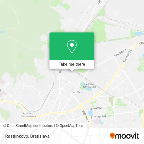 Rastlinkovo map