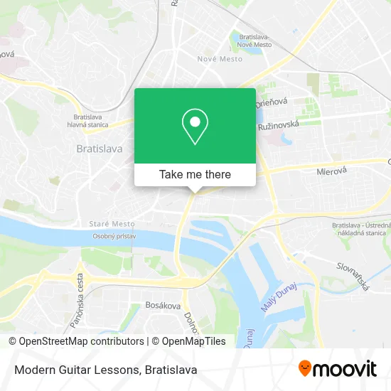 Modern Guitar Lessons map
