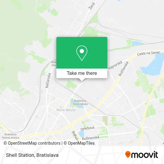 Shell Station map