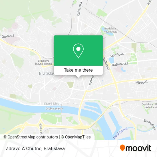 Zdravo A Chutne map