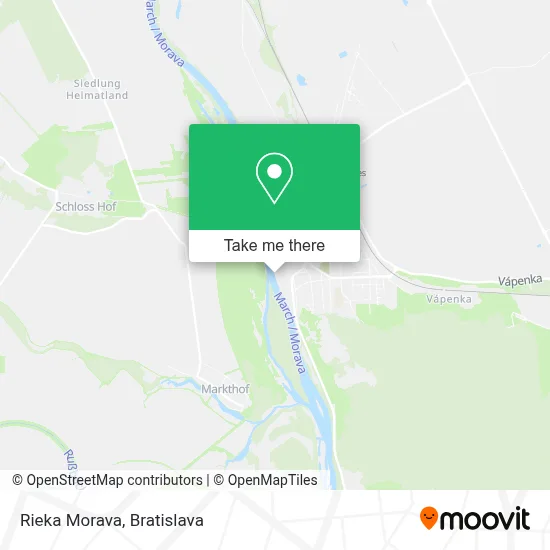 Rieka Morava map