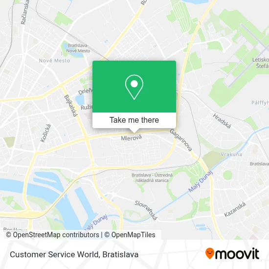 Customer Service World map