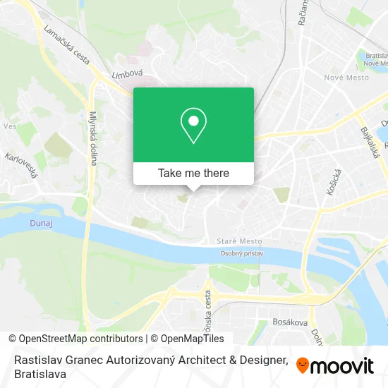 Rastislav Granec Autorizovaný Architect & Designer map