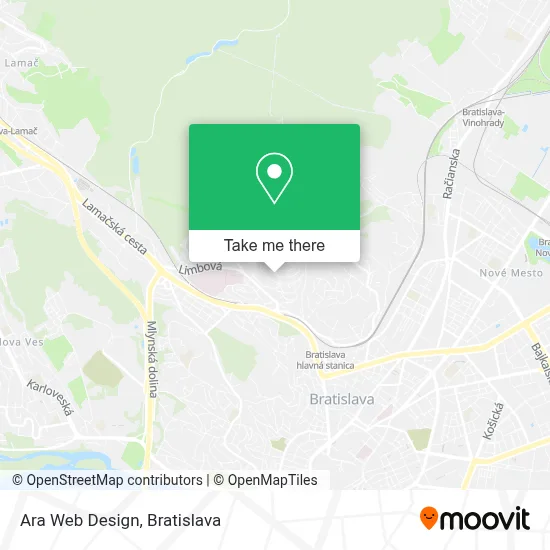 Ara Web Design map