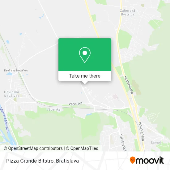 Pizza Grande Bitstro map