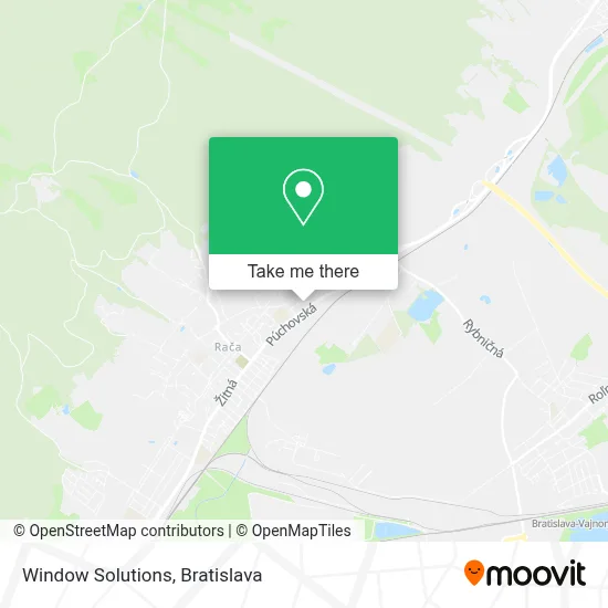 Window Solutions map