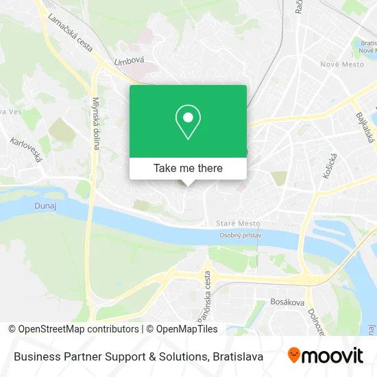 Business Partner Support & Solutions map