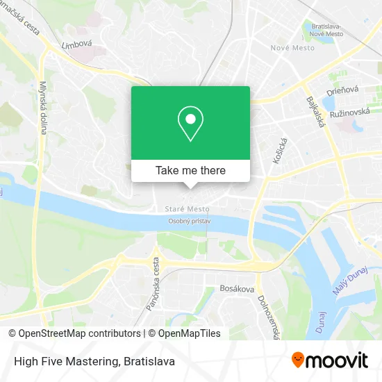 High Five Mastering map