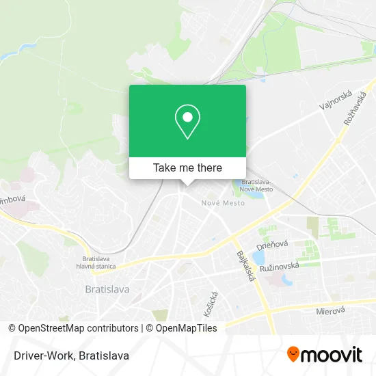 Driver-Work map