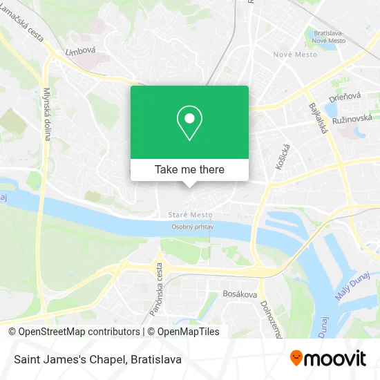 Saint James's Chapel map