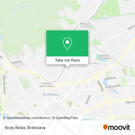 Body Relax map