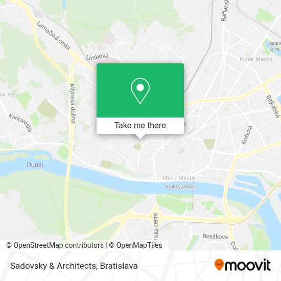 Sadovsky & Architects map