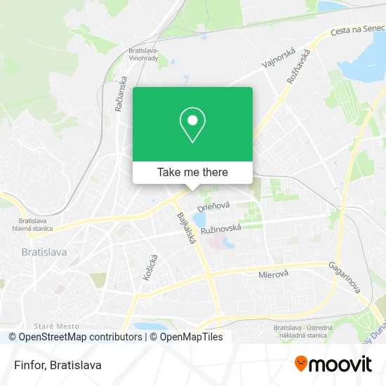 Finfor map