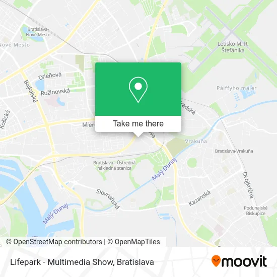 Lifepark - Multimedia Show map