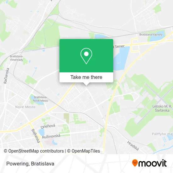 Powering map
