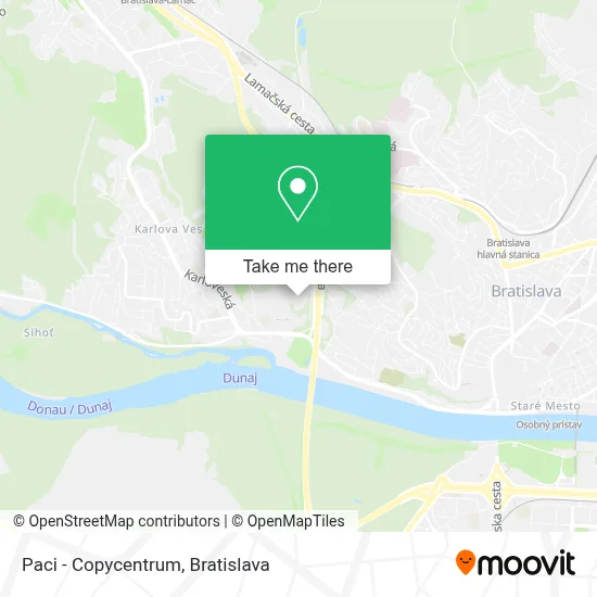 Paci - Copycentrum map