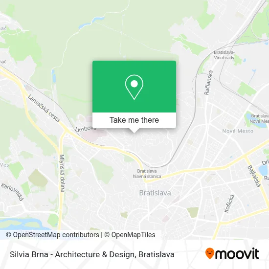 Silvia Brna - Architecture & Design map
