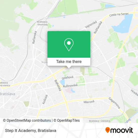 Step It Academy map