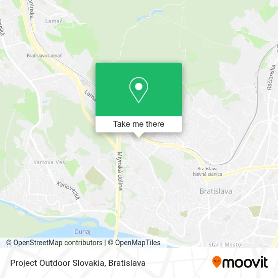 Project Outdoor Slovakia map