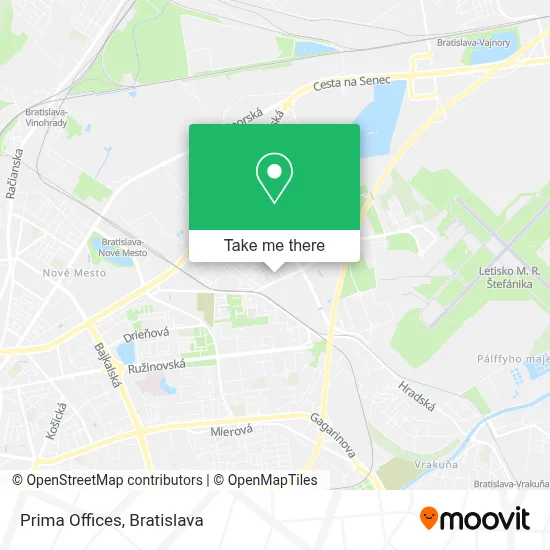 Prima Offices map