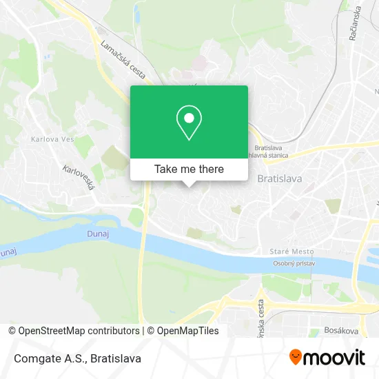 Comgate A.S. map