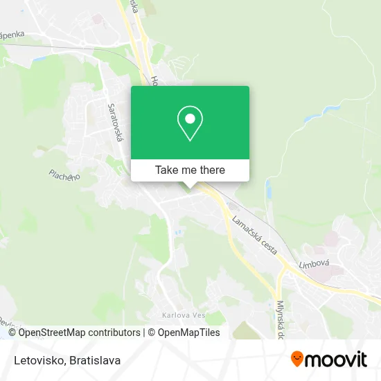 Letovisko map