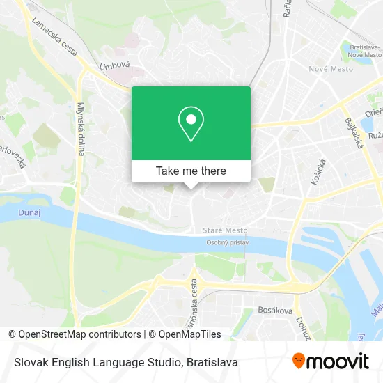Slovak English Language Studio map