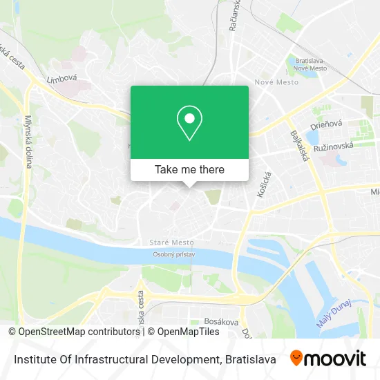 Institute Of Infrastructural Development map