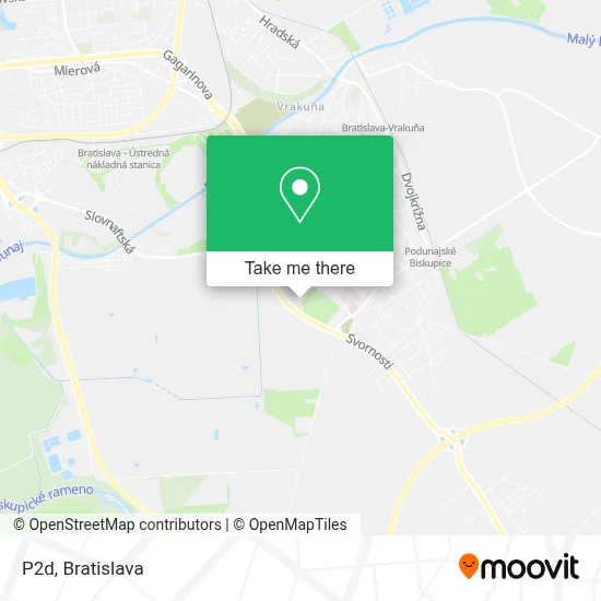 P2d map