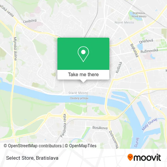 Select Store map