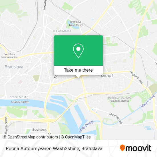 Rucna Autoumyvaren Wash2shine map