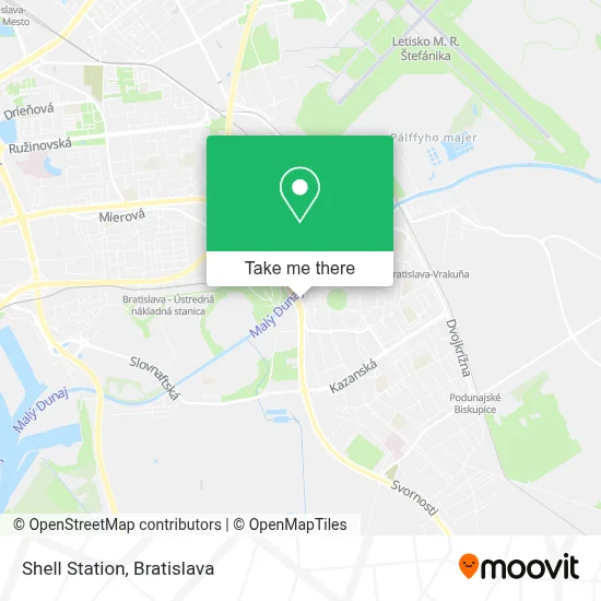 Shell Station map