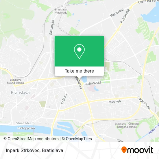 Inpark Strkovec map