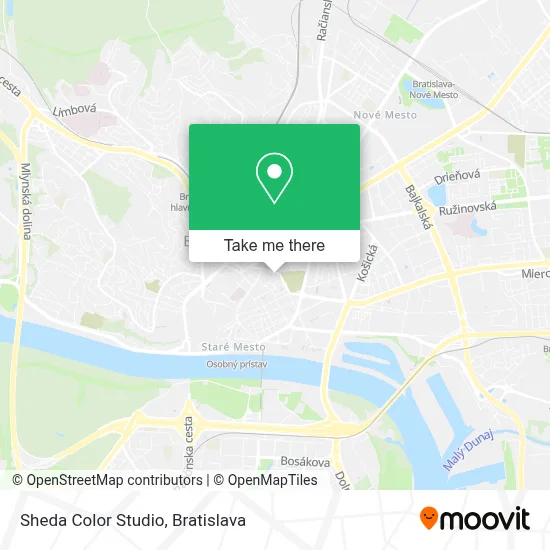 Sheda Color Studio map