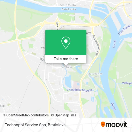Technopol Service Spa map