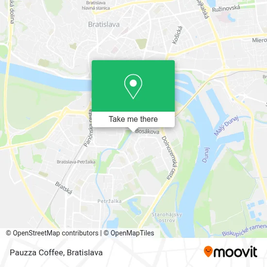 Pauzza Coffee map