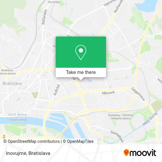 Inovujme map