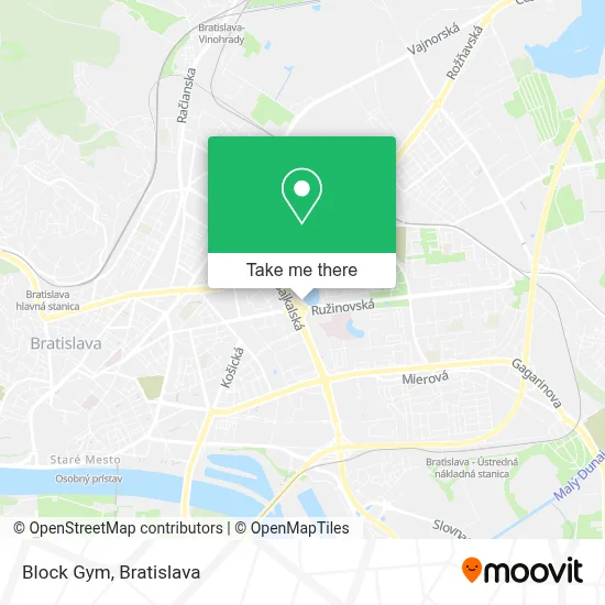 Block Gym map