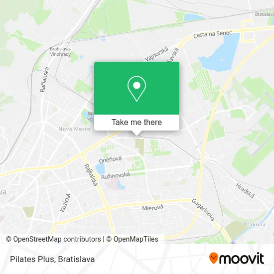 Pilates Plus map