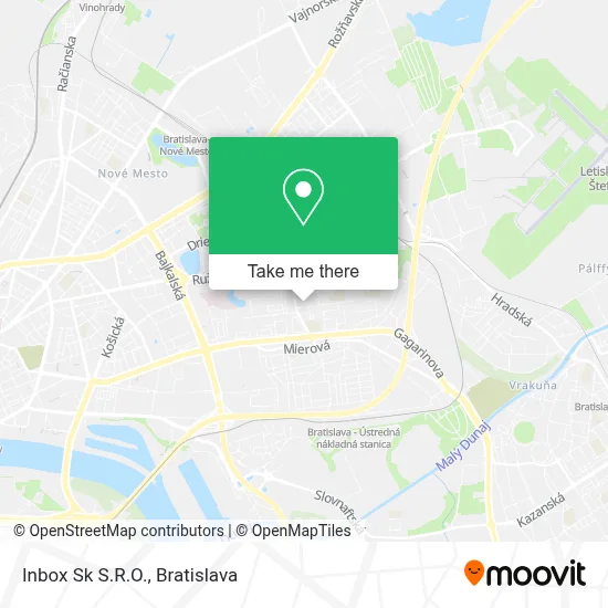 Inbox Sk S.R.O. map