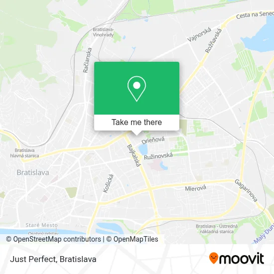 Just Perfect map